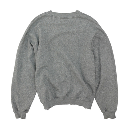 Gray Solid Sweatshirt Pullover