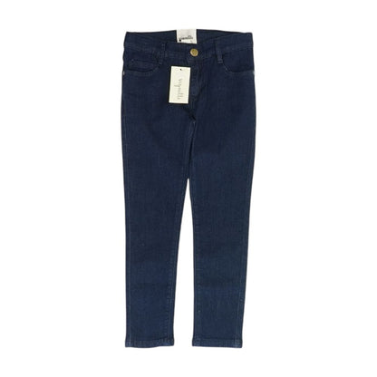 Blue Solid Skinny Jeans