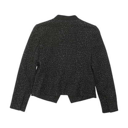 Charcoal Animal Print Blazer