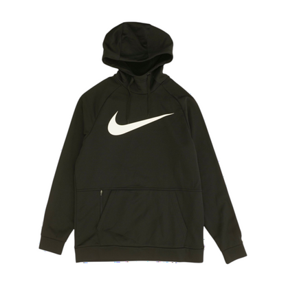 Black Solid Hoodie Pullover