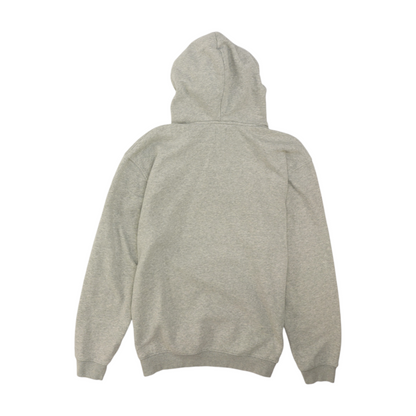 Gray Solid Hoodie Pullover