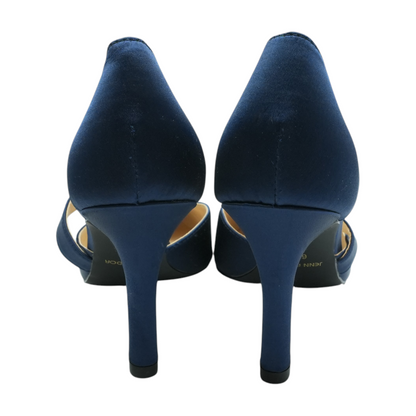 Navy Platform Heels