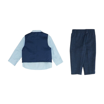 Navy Solid 3pc Suit