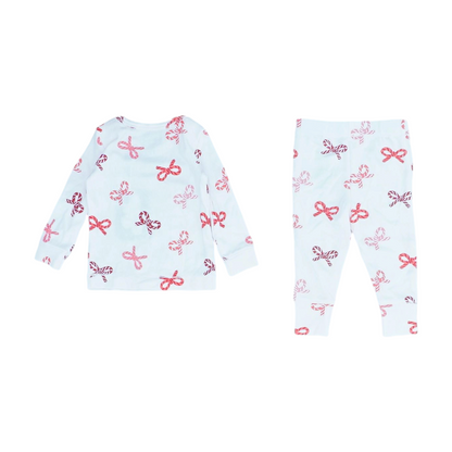 Pink Print Pajama Set