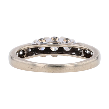 1/2 ctw 14K White Gold Diamond Engagement Ring