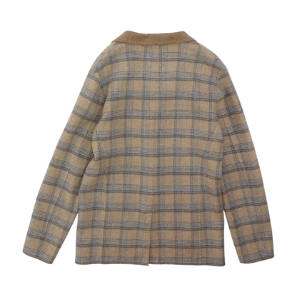 Brown Plaid Jacket