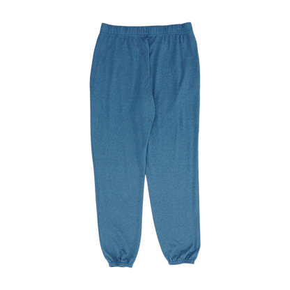 Blue Solid Pajama Bottom