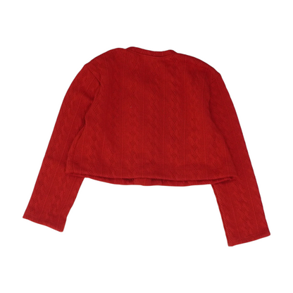 Red Cardigan Sweater