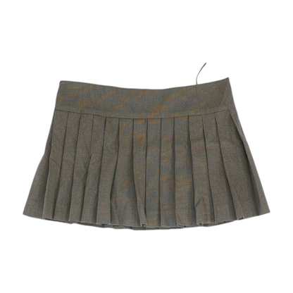 Brown Check Mini Skort