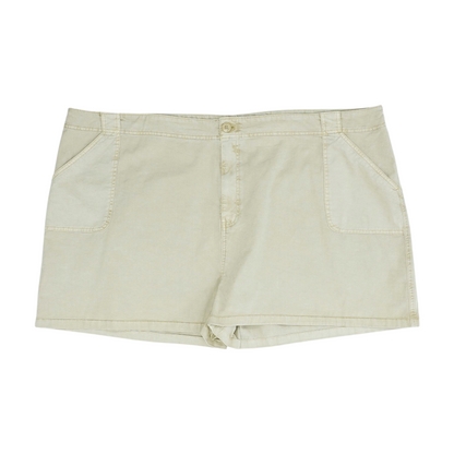 Tan Plus Solid Chino Shorts