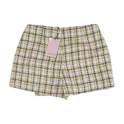 Multi Plaid Mini Skort