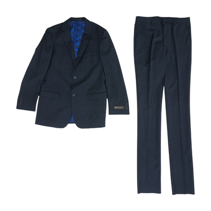 Black Striped 2pc Suit