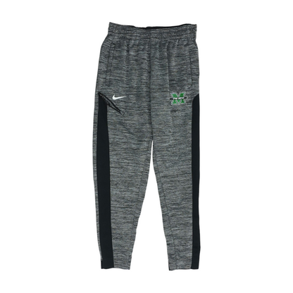 Gray Striped Marshall University Tapered Pants
