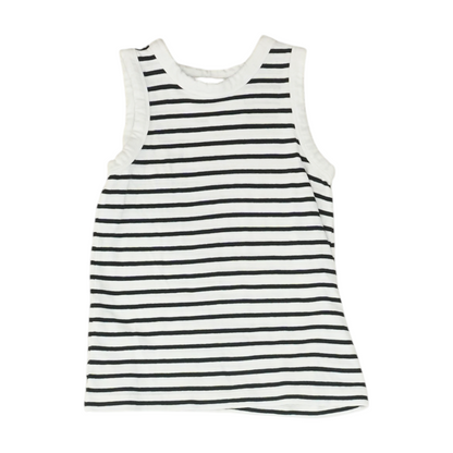 White Striped Blouse