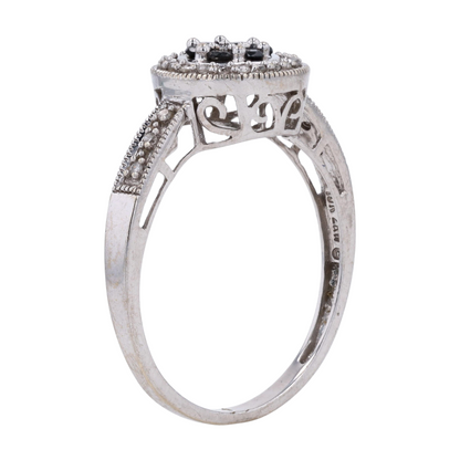 1/4 ctw 10K White Gold Diamond Fashion Ring