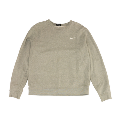 Gray Solid Sweatshirt Pullover