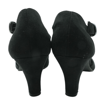 Black Block Heels