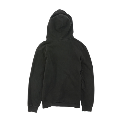 Black Solid Hoodie Pullover