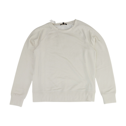 Beige Solid Sweatshirt Pullover