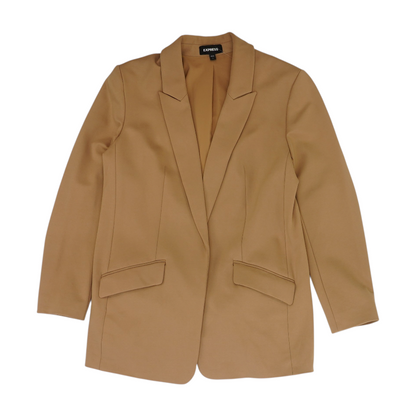 Tan Solid Blazer