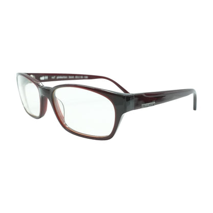 Burgundy Pinkerton Oval Unknown Prescription Eyeglasses