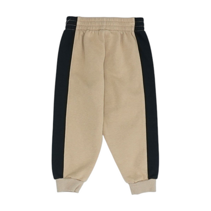 Tan Color Block Active Pants