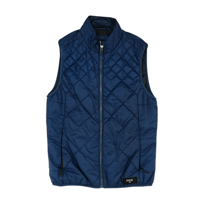 Blue Solid Active Vest