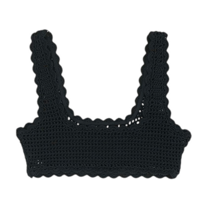 Black Swim Top