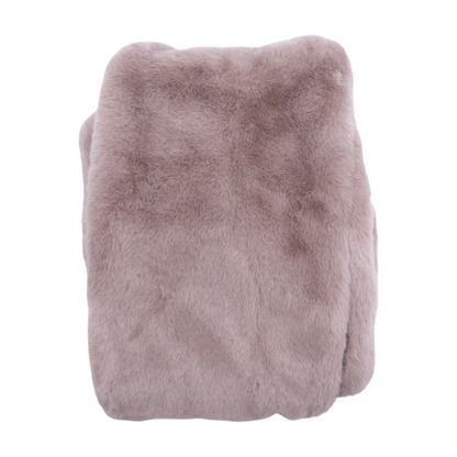 Brown Faux Fur Scarf