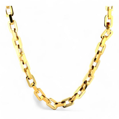 Gold Tone Supra Link Necklace