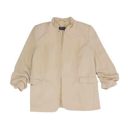 Tan Solid Blazer