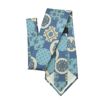 Blue Abstract Neck Tie