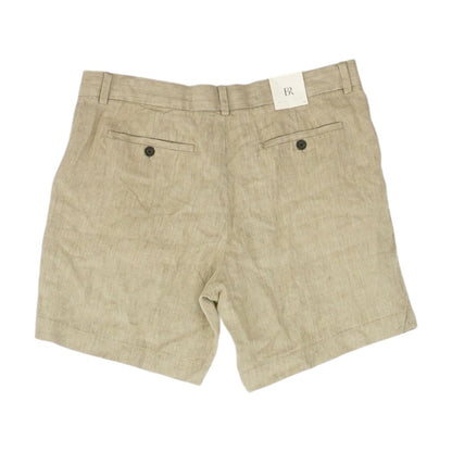 Tan Solid Chino Shorts