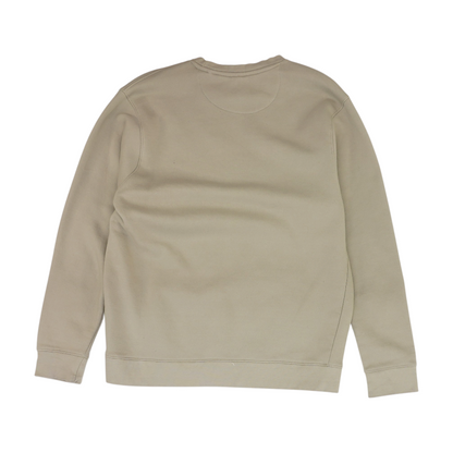 Tan Solid Sweatshirt Pullover