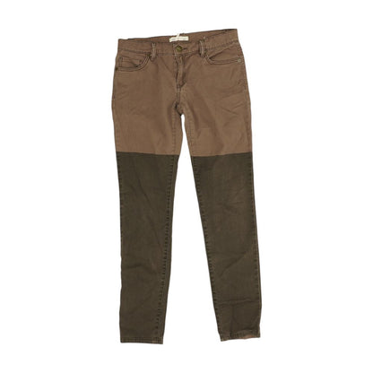 Brown Mid Rise Jeans