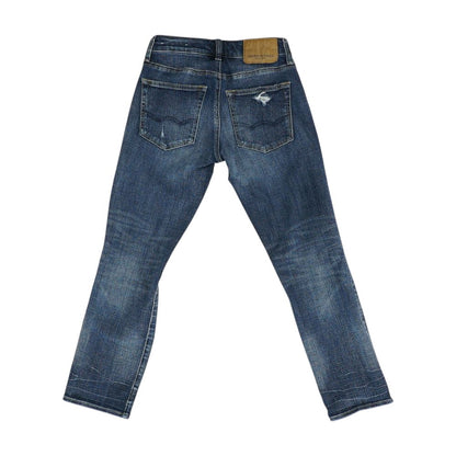 Blue Slim Straight Jeans