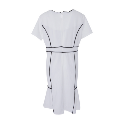 White Plus Midi Dress