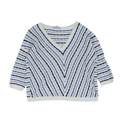 White Striped Blouse