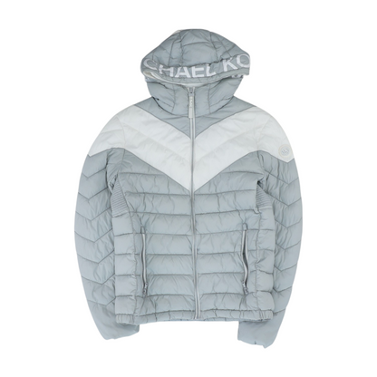 Gray Color Block Jacket