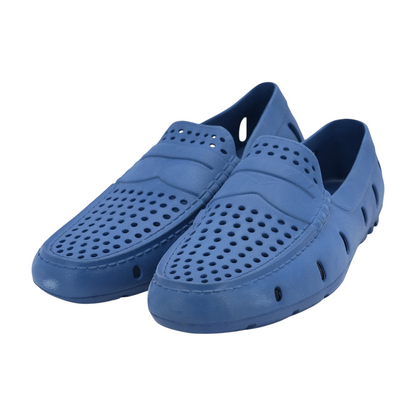 Blue Slip-On Dress Shoes