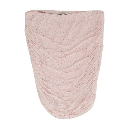 Pink Solid Sleeveless Blouse