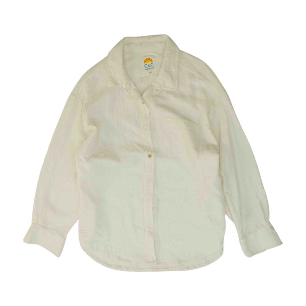 C & C California White Button Down – Image 1