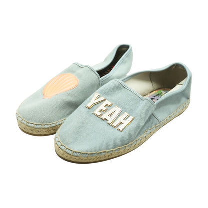 Blue Boat Shoe Flats