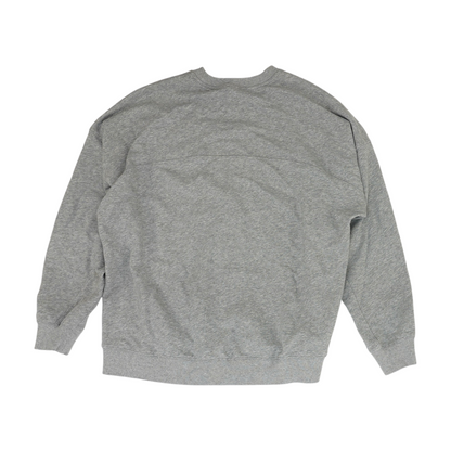 Gray Solid Sweatshirt Pullover