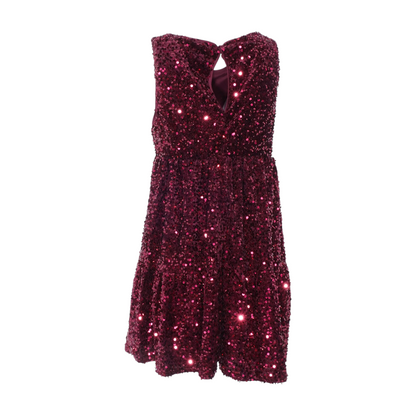 Maroon Mini Dress