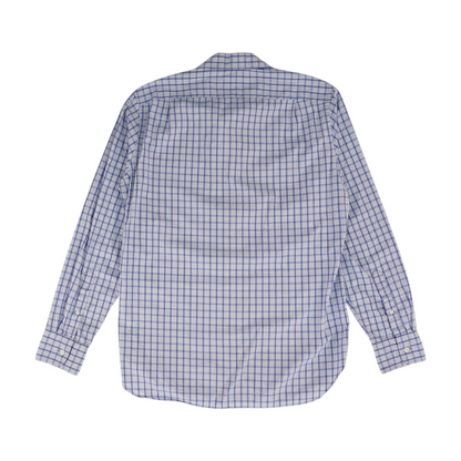 Blue Check Long Sleeve Button Down