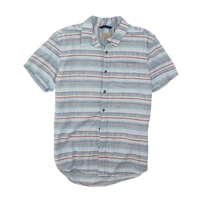Multi Striped Short Sleeve Button Down