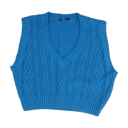 Blue Vest Sweater