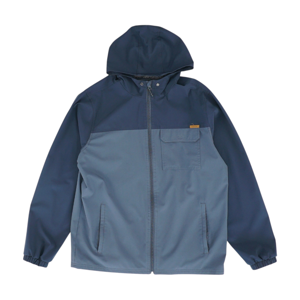 Blue Color Block Jacket