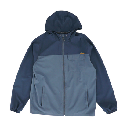 Blue Color Block Jacket